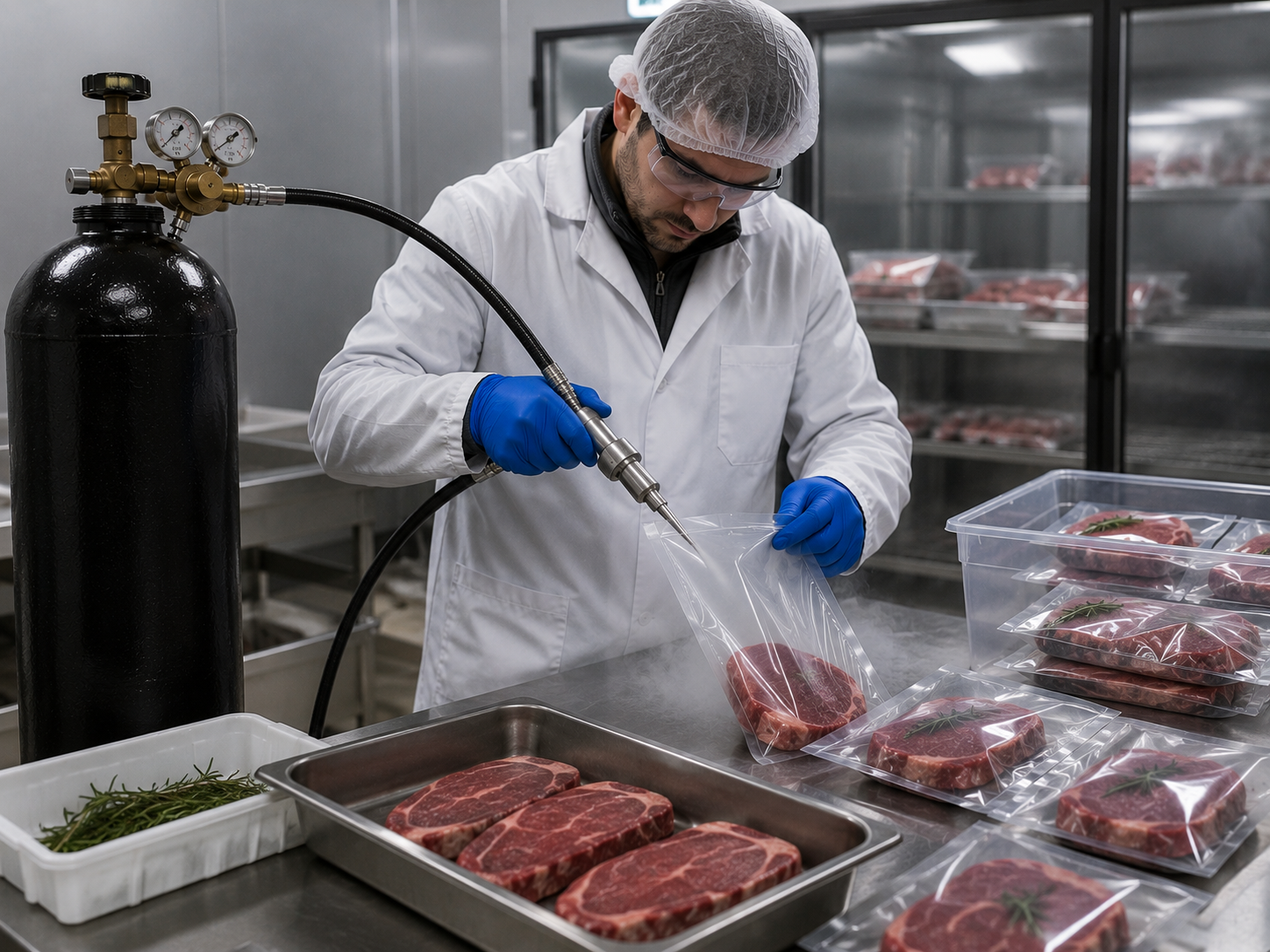 Conservación de alimentos con nitrógeno — atmósfera modificada MAP Colombia