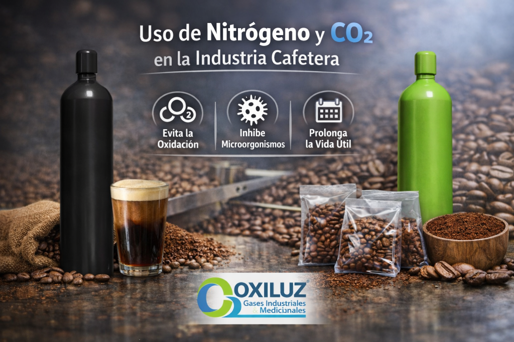 Cómo la industria cafetera utiliza el nitrógeno y el CO2 para conservar la calidad del café
